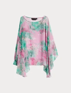 Casacca in georgette di seta