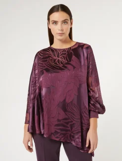 Casacca in satin di seta e viscosa