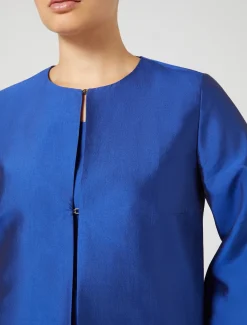 Casacca in shantung di seta