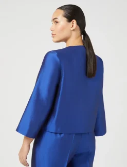 Casacca in shantung di seta