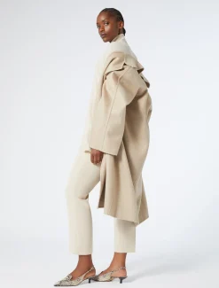 Décolleté slingback in pelle