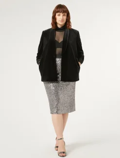 Dolcevita in tulle stretch