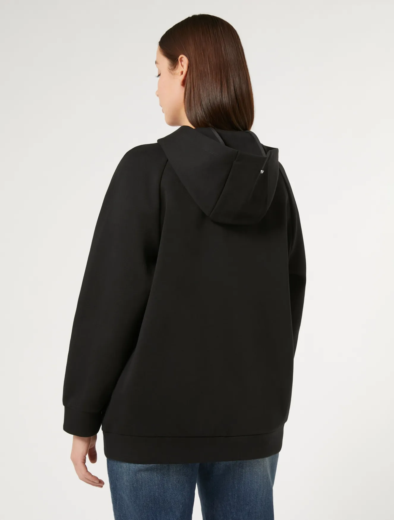 Felpa in jersey interlock