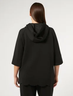 Felpa in jersey scuba