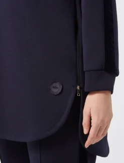 Felpa in jersey scuba