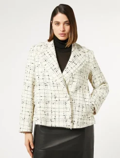 Giacca blazer check