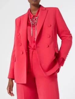 Giacca blazer in cady