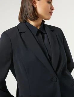Giacca blazer in cady stretch