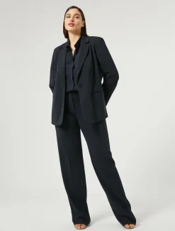 Giacca blazer in cady stretch