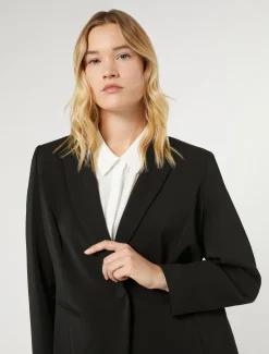 Giacca blazer in cady stretch