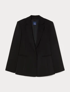 Giacca blazer in cady stretch