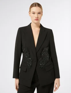 Giacca blazer in cady triacetato