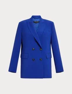 Giacca blazer in cady triacetato