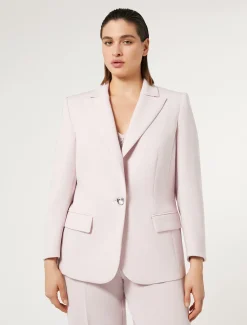 Giacca blazer in cady triacetato