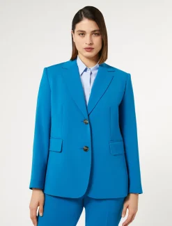 Giacca blazer in cady triacetato