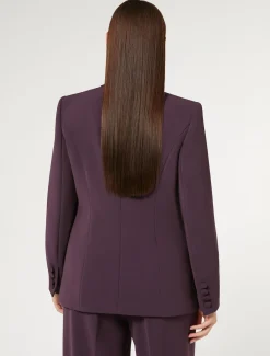 Giacca blazer in cady triacetato