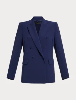 Giacca blazer in cady triacetato