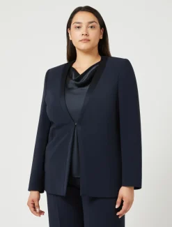 Giacca blazer in cady triacetato