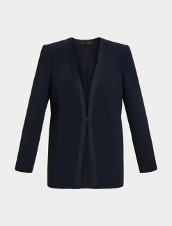 Giacca blazer in cady triacetato