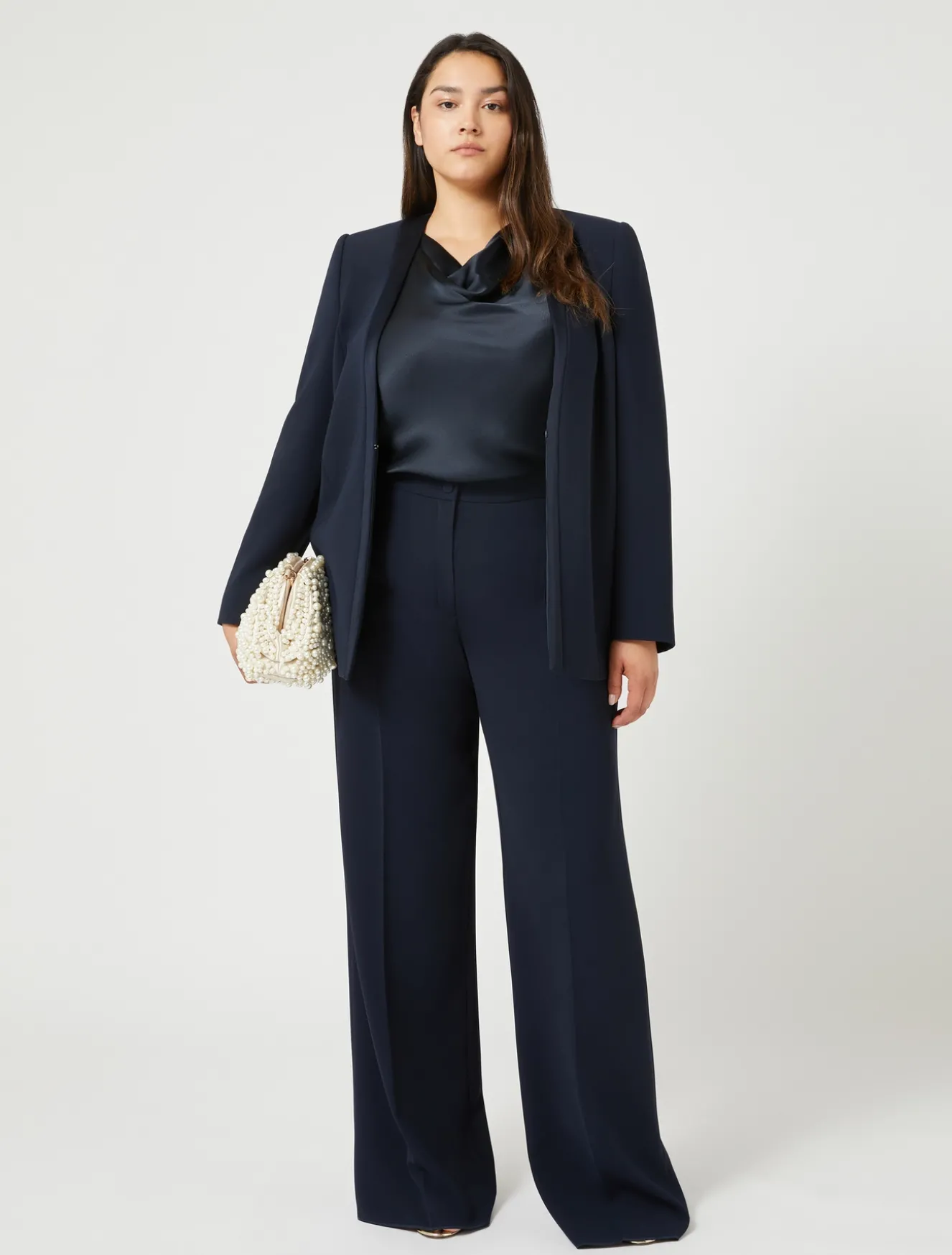 Giacca blazer in cady triacetato