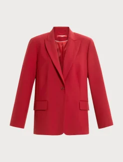 Giacca blazer in misto viscosa