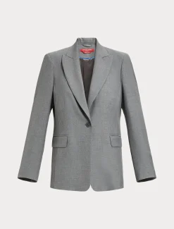 Giacca blazer in misto viscosa