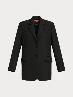 Giacca blazer in misto viscosa