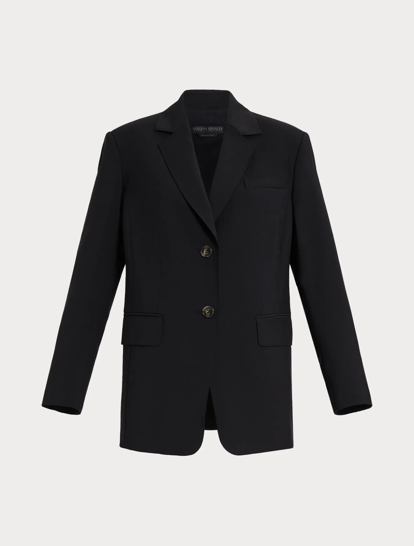 Giacca blazer in tela di lana stretch