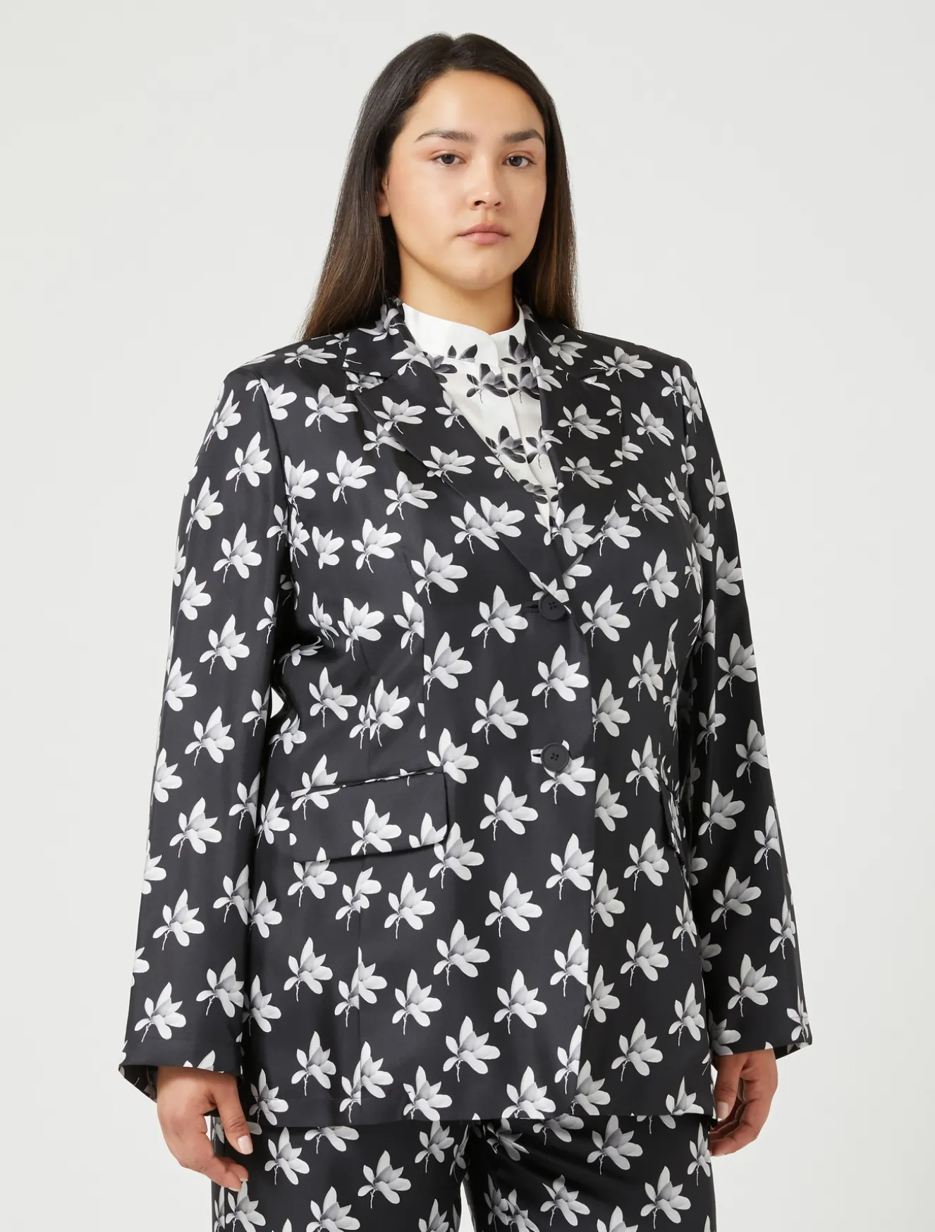 Giacca blazer in twill di seta