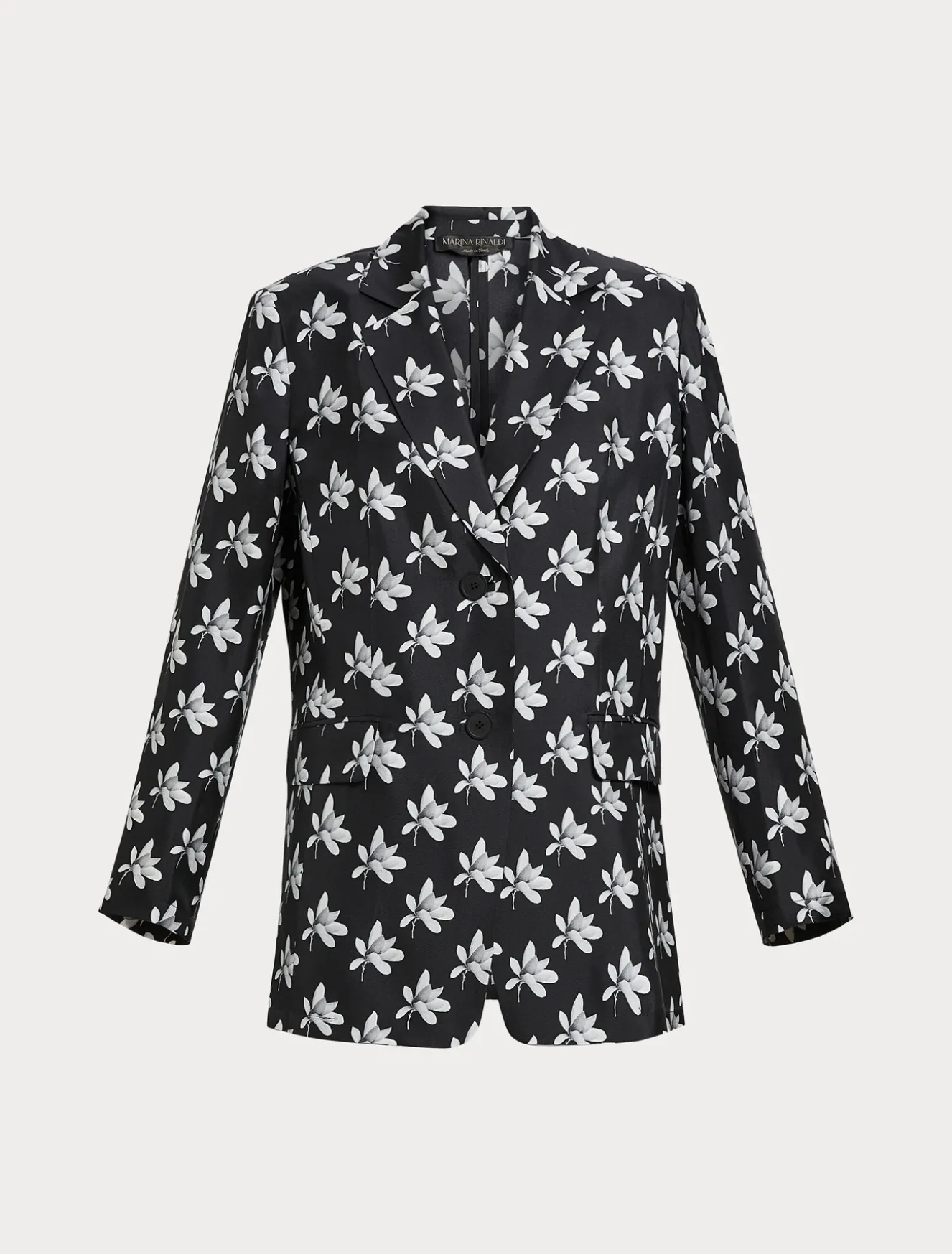 Giacca blazer in twill di seta