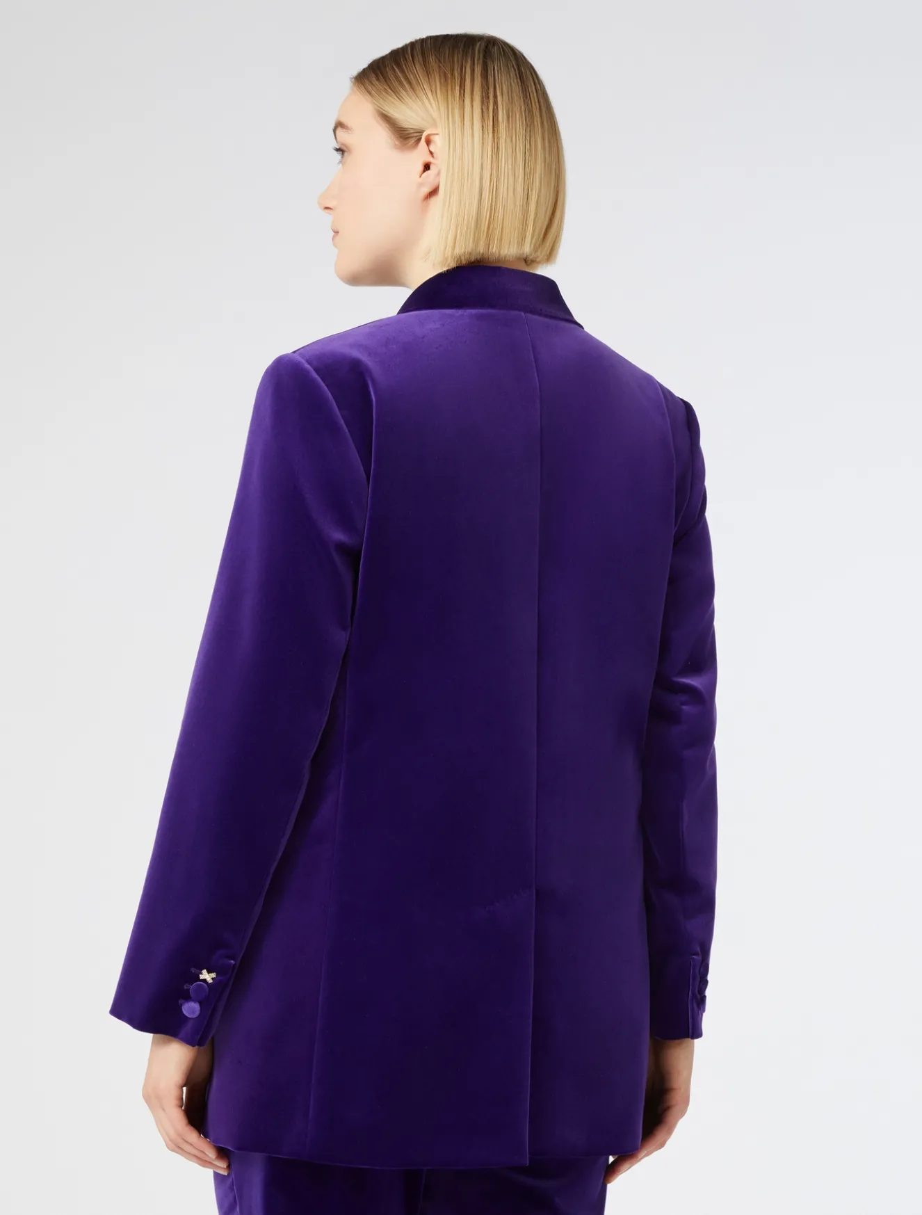 Giacca blazer in velluto