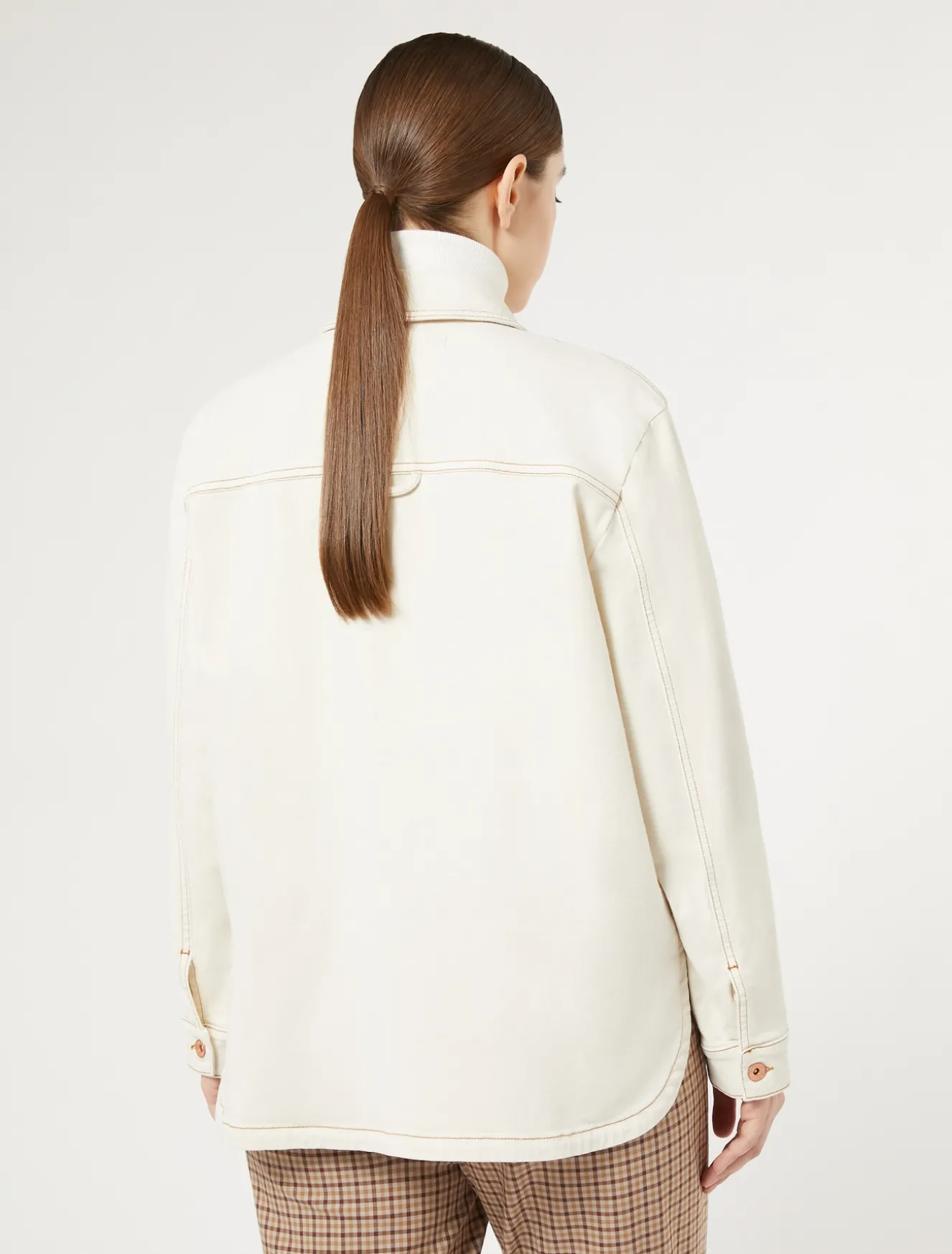 Giacca in bull di cotone