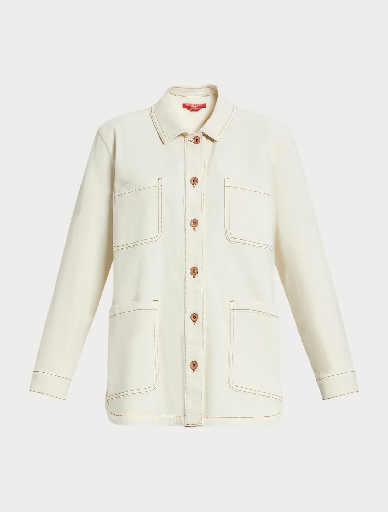 Giacca in bull di cotone