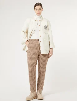 Giacca in bull di cotone