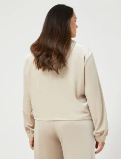 Giacca in ciniglia stretch