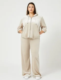 Giacca in ciniglia stretch