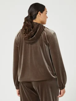 Giacca in ciniglia stretch