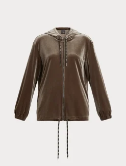 Giacca in ciniglia stretch