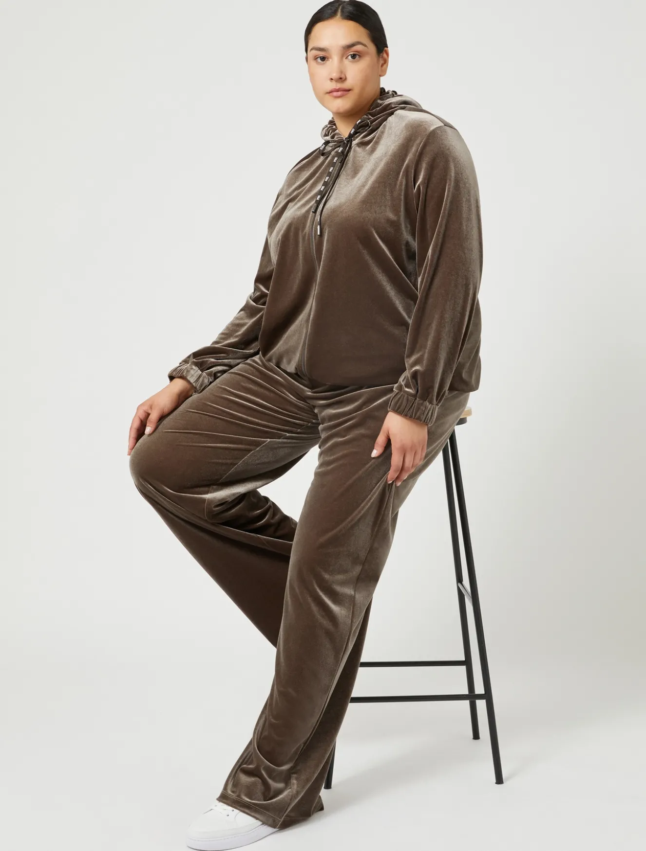 Giacca in ciniglia stretch