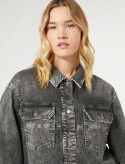Giacca in denim di cotone