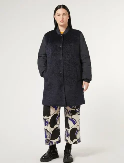 Giacca in jersey e tela antigoccia