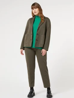 Giacca in jersey jacquard