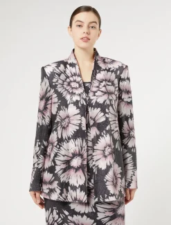 Giacca in paillettes e raso