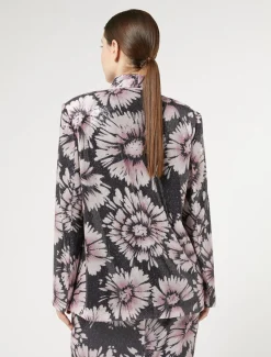 Giacca in paillettes e raso