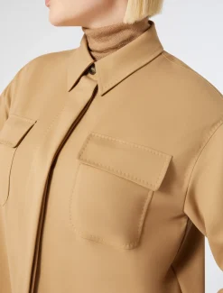 Giacca in tela di misto cotone