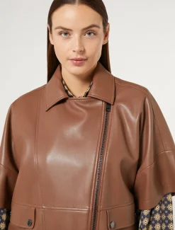 Giacca in tessuto spalmato