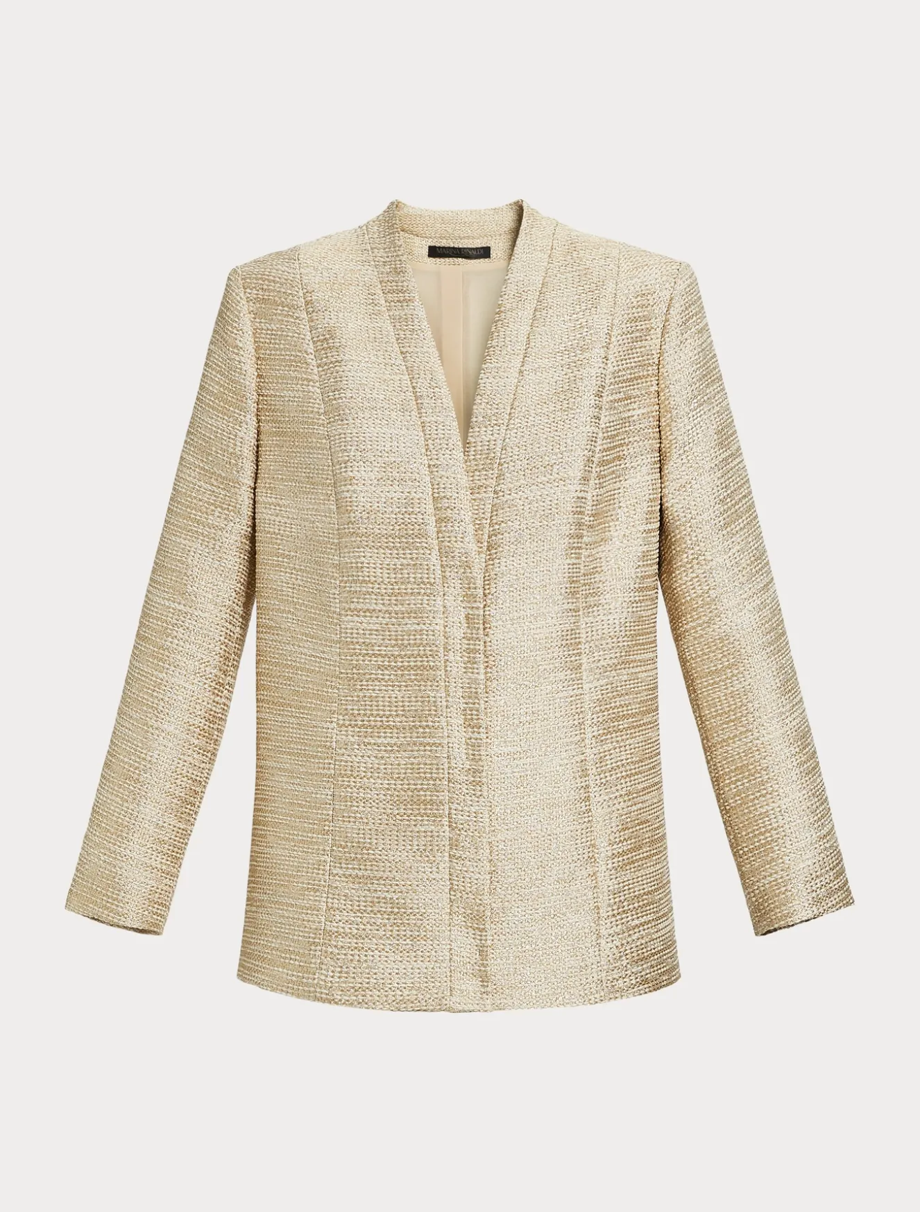 Giacca in tinto filo con lamé