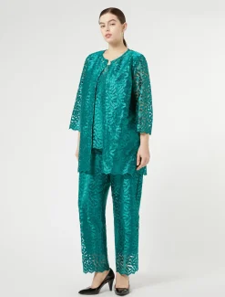 Giacca in tulle ricamato