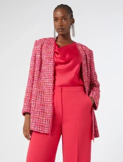 Giacca tinto filo con ricami