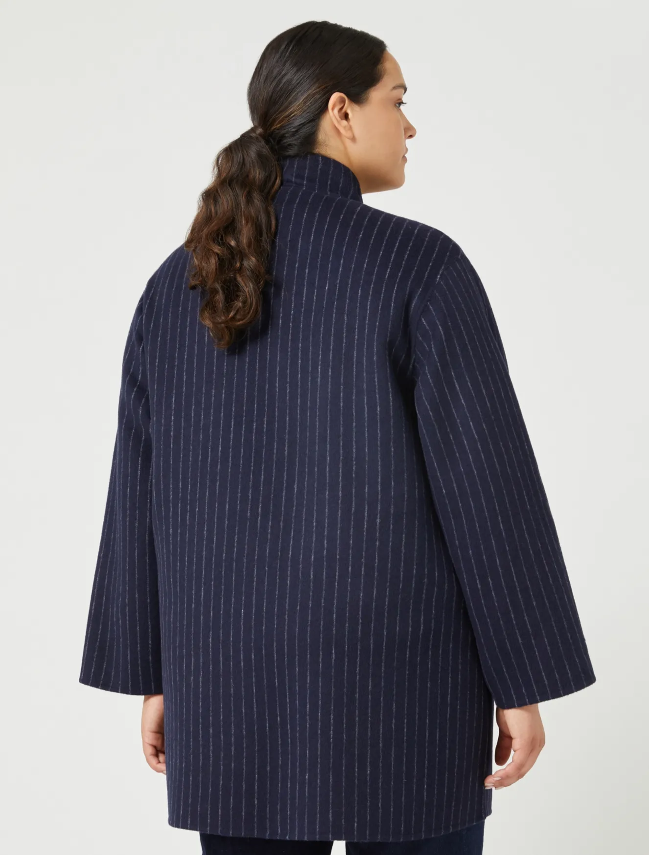 Giaccone in double di lana